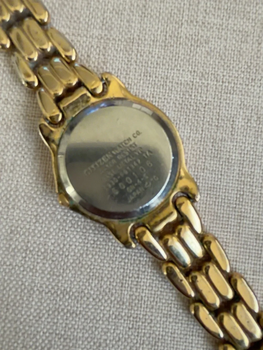 Citizen Gold-Tone Women's Bracelet Watch with White Dial